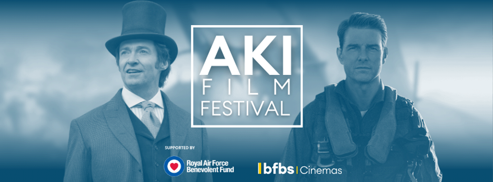 Blue duotoned image featuring Hugh Jackman and Tom Cruise.