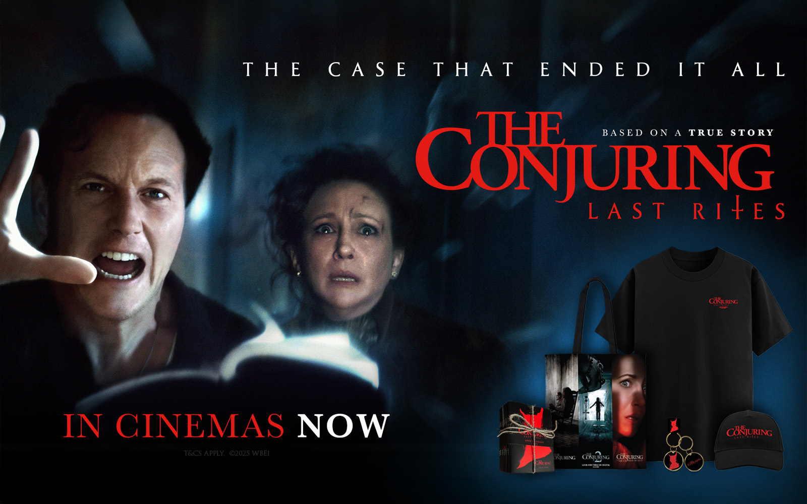 Promotional poster still from the film the Conjuring.
