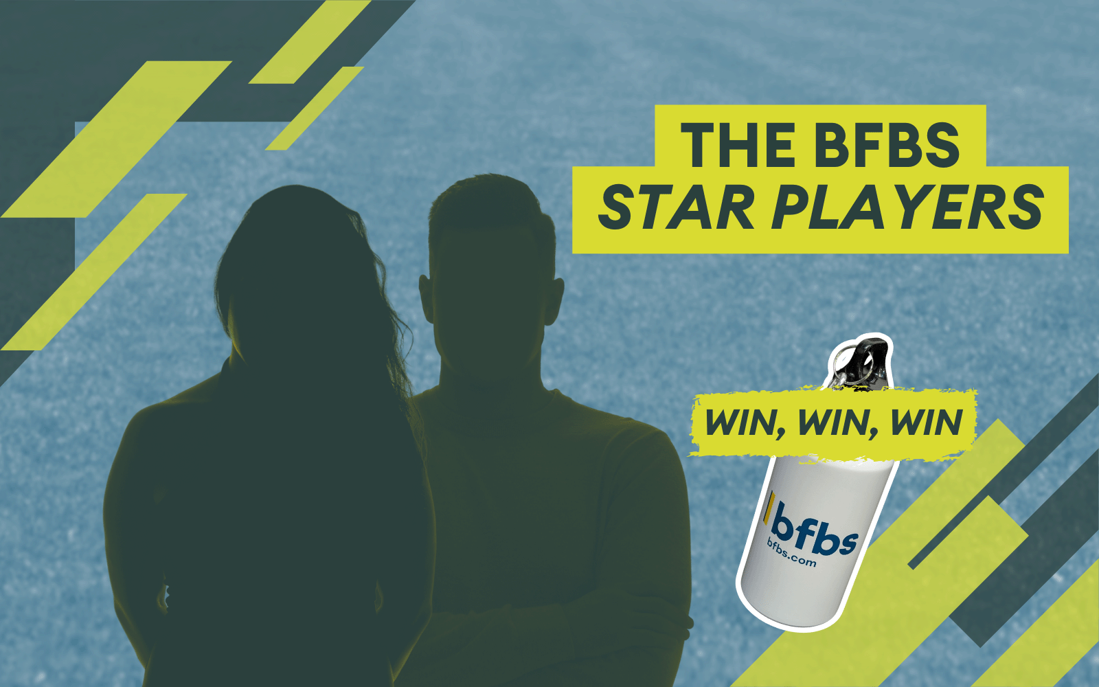 Silhouette of two people. Text 'The BFBS Star Player'.
