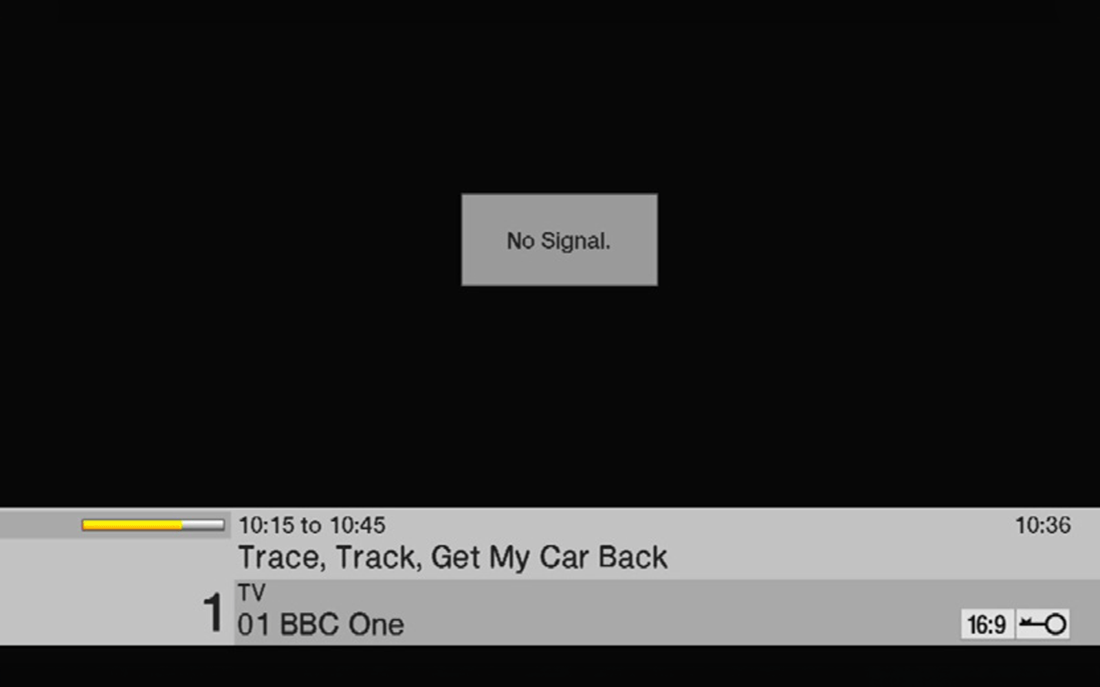 Screengrab from BFBS TV screen.