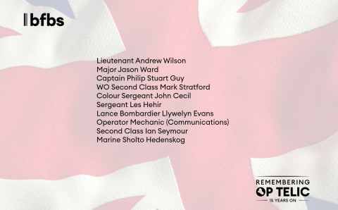 Memorial graphic for Op TELIC.