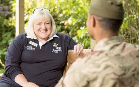 We are showing the love with the BFBS Big Salute by thanking those charities who have done so much for the military community, this is Dame Agnes Weston's Royal Charity for the Naval Service