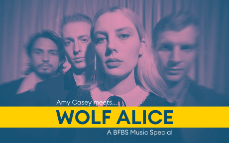 Promotional image of the band Wolf Alice.