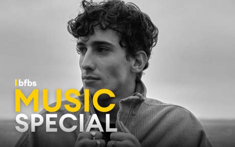 Black and white PR photo of Nath Brooks.