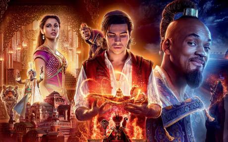 Movie poster for Aladdin.