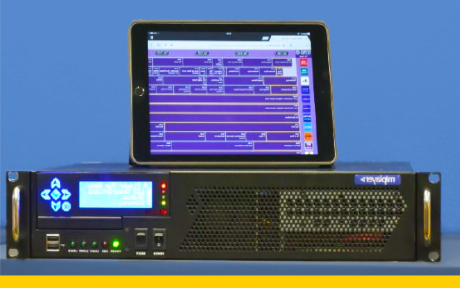 Tablet on top of a MiPlayer machine