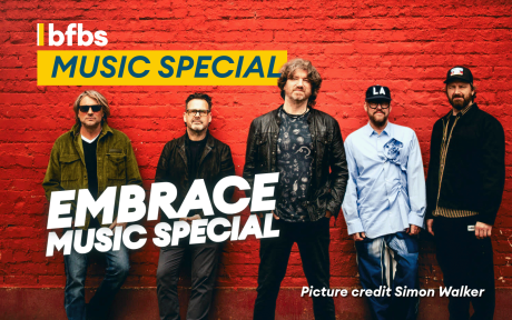 PR photo of the band Embrace. Picture credit Simon Walker.