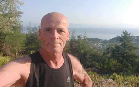 Photograph of Andy Stretton, one of the team members from the Dino Dash.