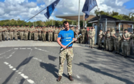 Photograph of Oliver Aspinall, one of the team members from the Dino Dash.