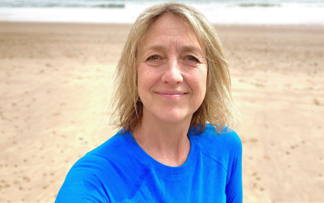 Photograph of Pen Rainford, one of the team members from the Dino Dash.