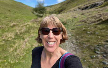 Photograph of Sue Moxley Rainford, one of the team members from the Dino Dash.
