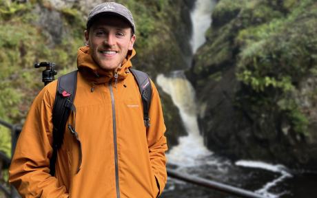 Photograph of Toby Pickard, one of the team members from the Dino Dash.