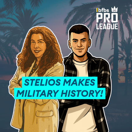 Stelios Makes Military History!